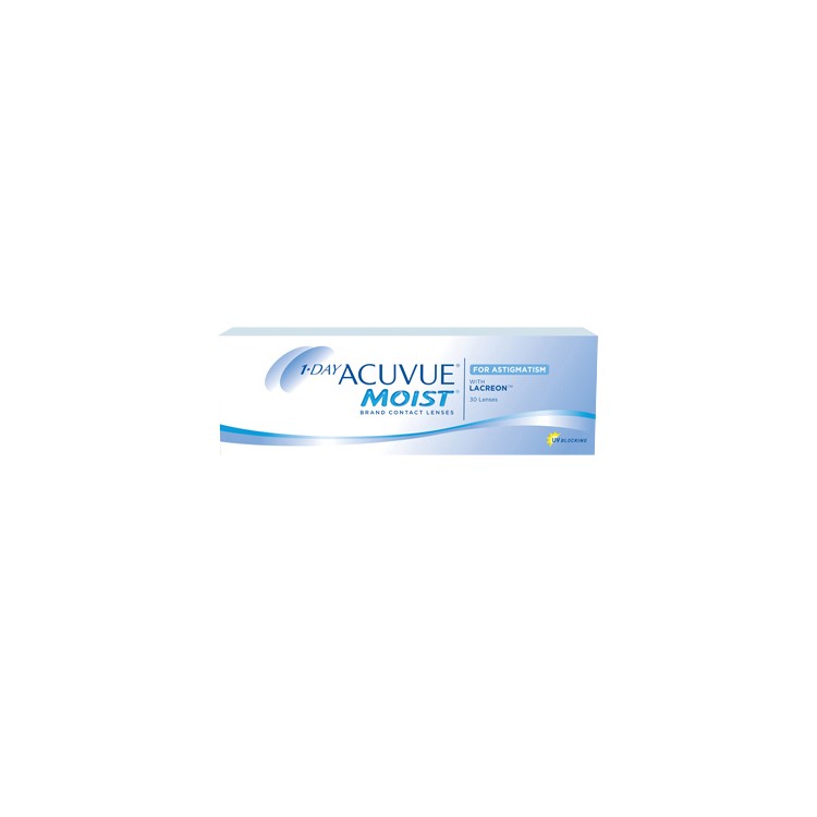 Acuvue Moist pour astigmatisme 1 Jour - boîte de 30